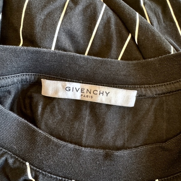 Givenchy Tisci Era Star Logo Striped Jersey T-Shirt - Picture 4 of 8